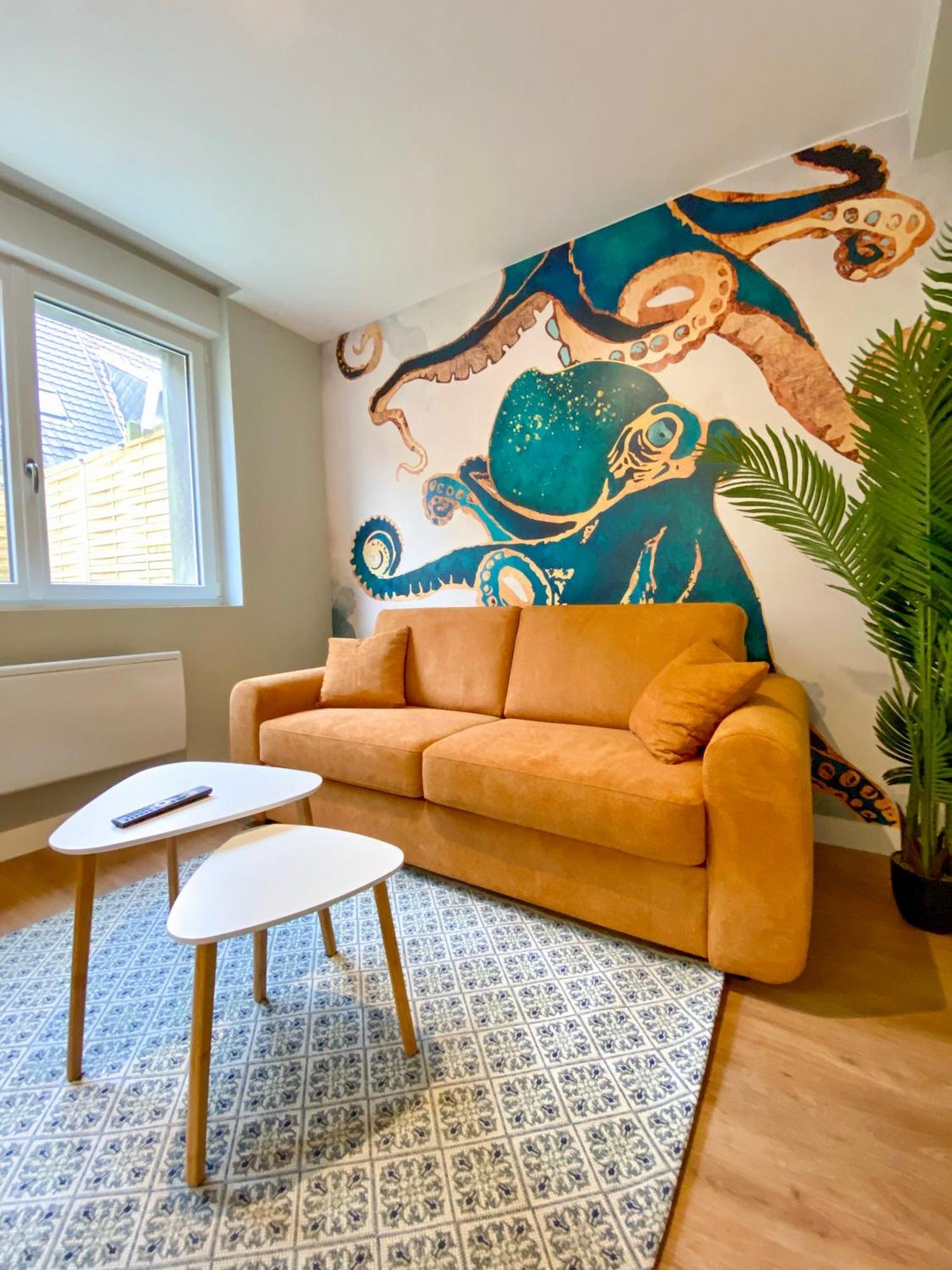 L'Octopus - Appartement 2 Adultes 2 Enfants Jardin, Proche Centre Et Plage Le Portel Εξωτερικό φωτογραφία
